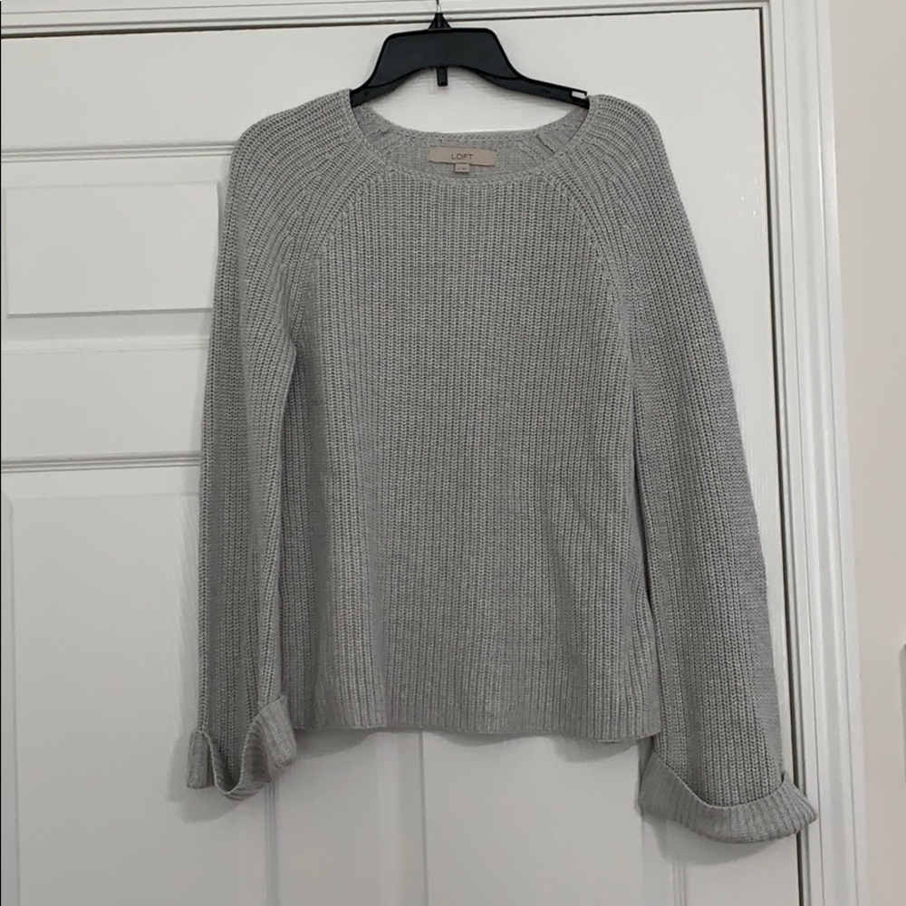 Loft sweater with bell sleeves size M